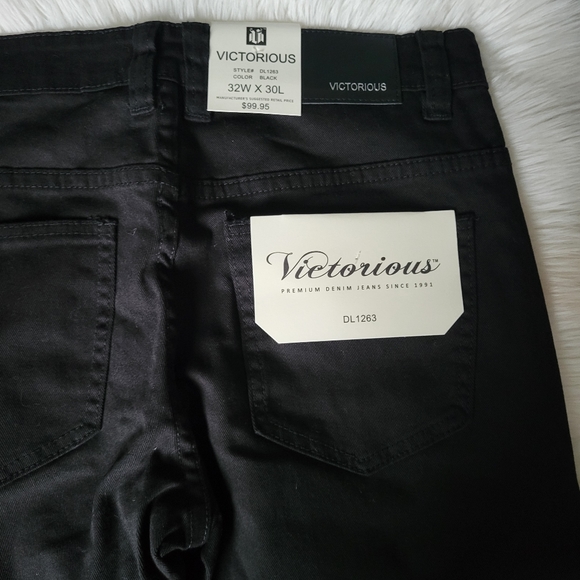 SOLD‼️Victorious Premium "Skinny Moto" Denim Jeans! - Picture 5 of 9
